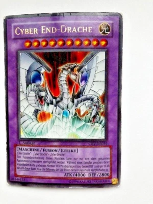 YUGIOH Karte Cyber End-Drache CRV-DE036 1. Auflage + Schutzhülle Ultra Rare - Bild 1 von 4