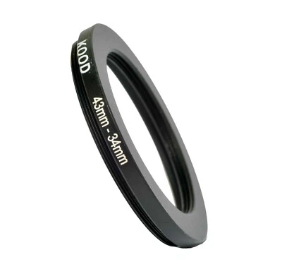 Stepping Ring 43-34mm 43mm to 34mm Step Down ring stepping Rings 43mm-34mm - Image 1 of 2