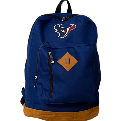 NWT NFL Houston Texans Playbook Design Travel School Backpack-NEW Cover