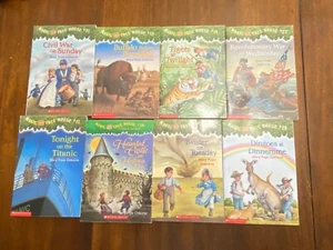 Lot of 8 Paperback Books Magic Tree House Mary Osborne - Imagen 1 de 5