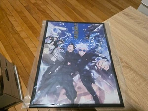 Anime Jujutsu Kaisen | Gojo, Geto, Shoko | Póster en lienzo enmarcado 12"x16" - Imagen 1 de 2
