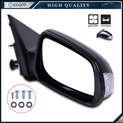 Espejo retrovisor eléctrico para Scion tC 2005-2010 negro lado del pasajero con luz de señal de giro Foto 1 de 4