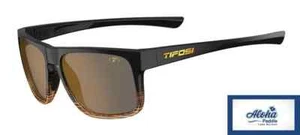 Tifosi Optics SWICK Sunglasses Brown Fade Frame - Brown Tint Lens - Picture 1 of 4