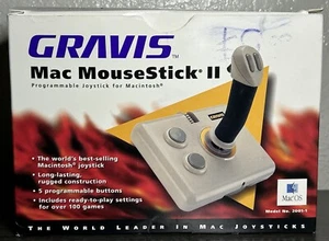 *NON TESTATO* VINTAGE GRAVIS Mac MouseStick II Joystick programmabile per Macintosh - Foto 1 di 9