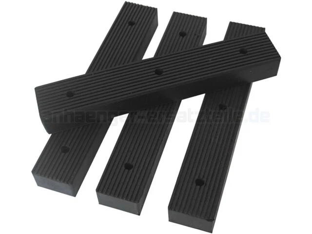 HGW 4er SET Gummiauflage für Bootstrailer - Seitenauflage Schürfleiste