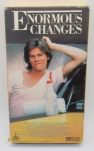 ENORMOUS CHANGES VHS VIDEO MOVIE, KEVIN BACON, ELLEN BARKIN, LYNN MILGRIM - Picture 1 of 2