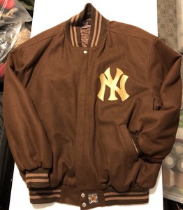 orange yankees jacket