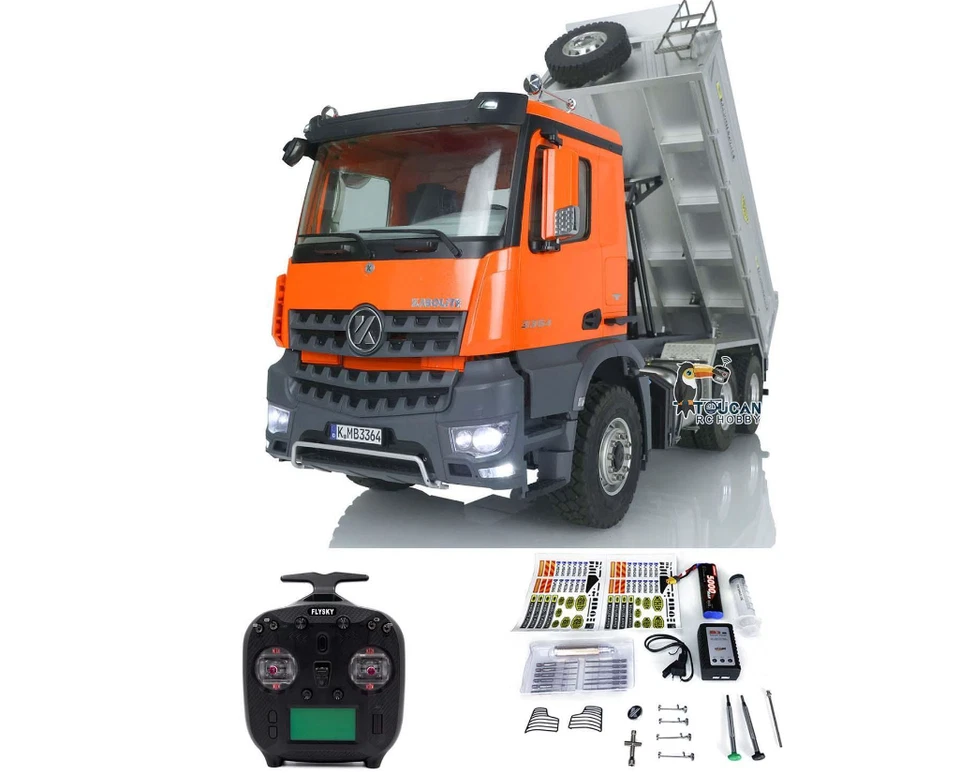 Dumper idraulico RC idraulico Kabolite 1/14 Tipper 4*4 K3362 suono leggero ST8 - Immagine 1 di 4