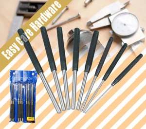 8 Pcs Long Pin Nose Punch Tool Set 2.4 mm - 10 mm 3/32" - 3/8" Pouch Imperial - Picture 1 of 8