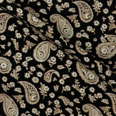 Gorgeous radiance paisley viscose Dress Fabric M1858 - Image 1 of 4