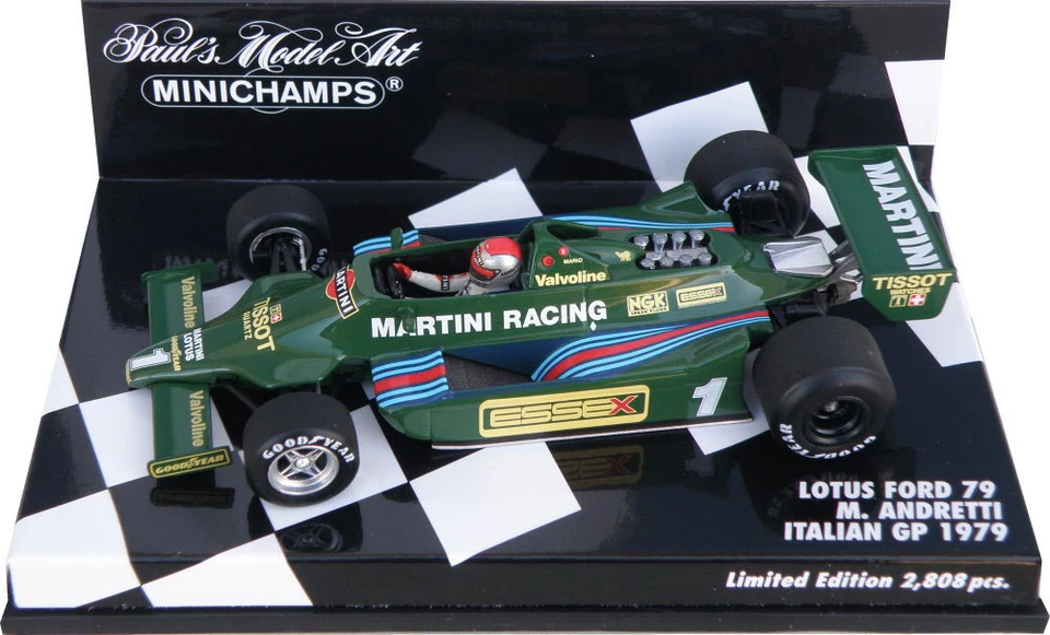 Minichamps Lotus Ford 79 'Martini' Italian GP 1979 - Mario Andretti 1/43 Scale - Image 1 of 1