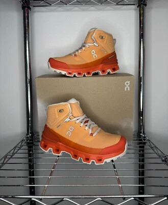 Women's - On Cloud Cloudrock 2 Waterproof Swiss Engineering Hiking 'Flare' - Image 1 of 4