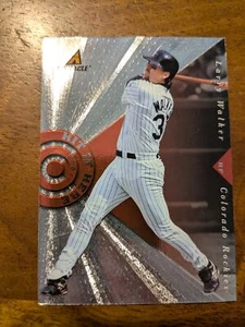 1998 Pinnacle #1 Larry Walker Hit it Here - Picture 1 of 2