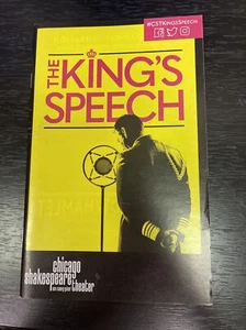 ¡El discurso del rey Chicago Shakes 2019 Playbill! HARRY HADDEN-PATON, ¡James Frain! - Imagen 1 de 5