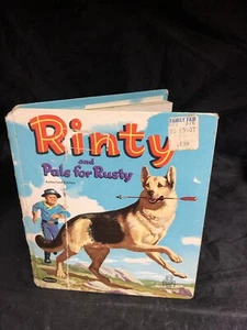 Vintage 1957 Children's Book Rinty and Pals for Rusty - Tell-aTale Book - Bild 1 von 5