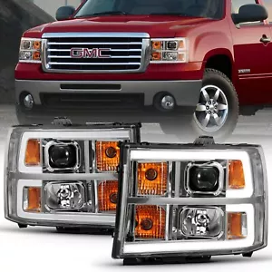 Anzo 111483 Projector Headlight Assembly Set for 07-14 GMC Sierra - Picture 1 of 7