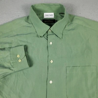 Camisa Bugatchi Uomo Para Hombre 2XL Verde Informal Abotonada Manga Larga Foto 1 de 4