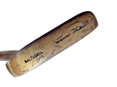 Vintage Tom Hill Baltusrol Brass Putter 35" RH - Image 1 of 4