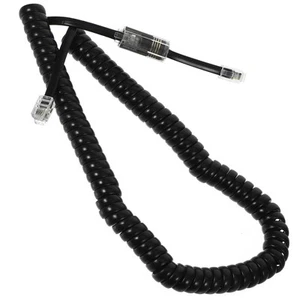 Two-piece Telephone Line Set Coiled Cord for Landline Convenient Detangler - Afbeelding 1 van 12