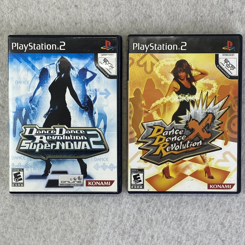 Dance Dance Revolution SuperNOVA 2 PS2 Paquete con DDRX Completo Probado 2 Juegos Foto 1 de 4