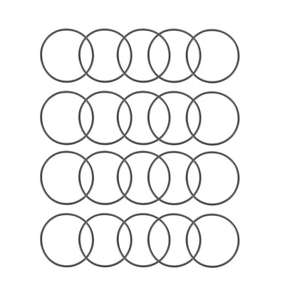 Nitrile Gomma O-ring 26mm OD 24mm ID 1mm Larghezza,Confezione da 20 - Immagine 1 di 4