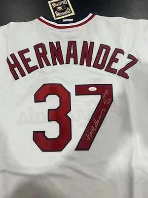 Keith Hernandez signed "1979 NL MVP" St. Louis Cardinals Cooperstown Jersey JSA - Image 1 of 4