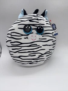 TY Xander Zebra The Squish -A-Boos Collection Soft Toy Kuscheltier - Bild 1 von 4