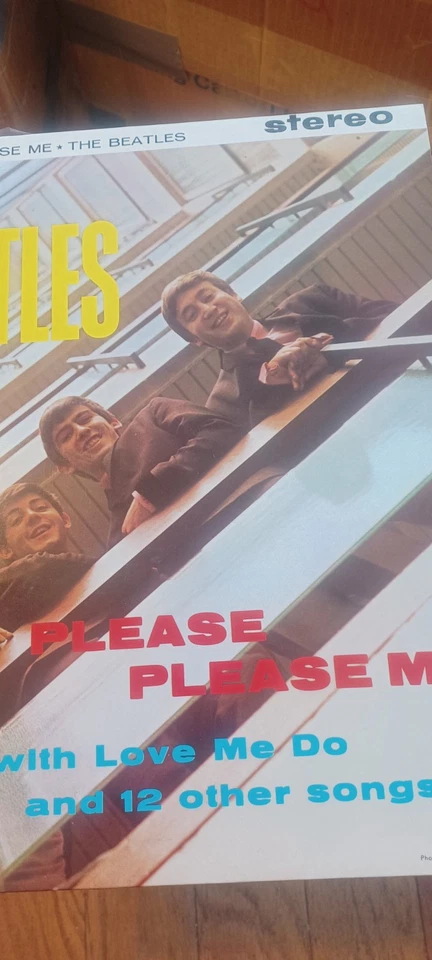 The Beatles PLEASE PLEASE ME  ** Vinyl UK Parlophone   PCS3042  Stereo MINT - Image 1 of 4