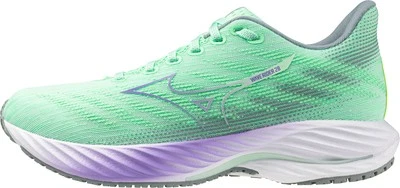 Mizuno Wave Rider 28 Damen Laufschuhe grün gepolstert Sport Run Turnschuhe - Bild 1 von 4
