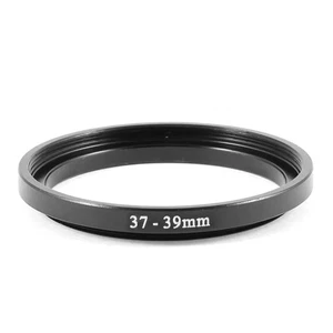 from EU⭐ 37mm-39mm, Step-Up Ring, Camera Lens Filter Adapter, Black alloy - Picture 1 of 2