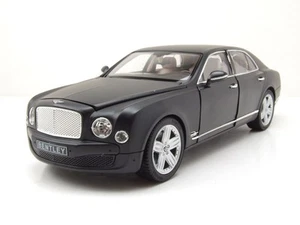 Bentley Mulsanne 2014 Mate Negro Coche De Modelo 1:18 Rastar - Imagen 1 de 11