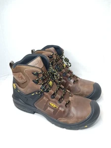 KEEN Work Boots Utility Men’s Sz 15 D Dover 6" Waterproof Carbon Toe Leather - Picture 1 of 14
