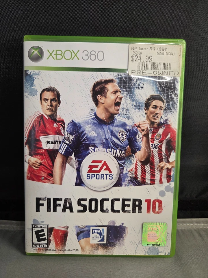FIFA Soccer 10 Microsoft Xbox 360 Videojuego EA Sports 2010 Estuche Disco E-Todos Foto 1 de 4