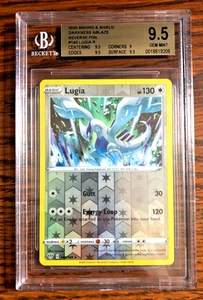 Lugia Reverse Holo #140 - BGS GEM MINT 9.5 - 2020 Darkness Ablaze - Pokemon TCG - Picture 1 of 3