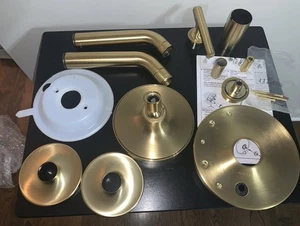 KOHLER T14420-4-2MB Purist RiteTemp Bad/Dusche Blende Hebel Messing gebürstet modern - Bild 1 von 10