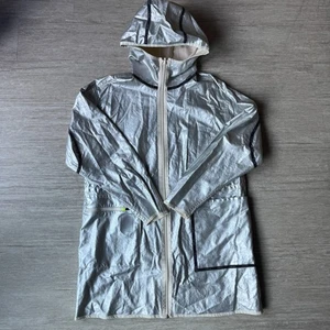Nike NSW Tech Pack Reversible Rain Jacket Parka Womens S AR2843 Linen 14091105 - Picture 1 of 9
