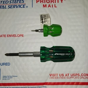 PICQUIC Combo Screwdriver Set - DASH 7 / TEENY TURNER - Multi Bit - Green - Picture 1 of 2