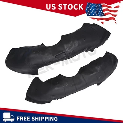 Front Pair Fender Liner Splash Guard For Chevrolet Silverado 2500 HD 2001-2006 - Image 1 of 4