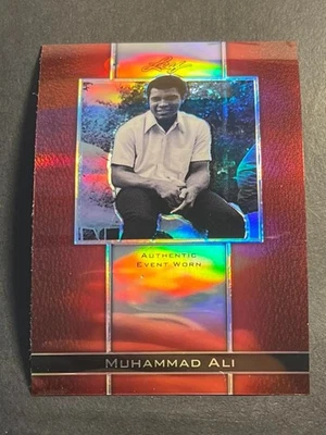 2011 Red Acetate Refractor Finish PROOF w/o Event Worn Piece Muhammad Ali #12 - Image 1 of 2