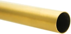 H62 3/4 Zoll (19 mm) Außendurchmesser Messingrohr 0,5 mm Wand × 300 mm Länge 3/4 Außendurchmesser, Gold  - Bild 1 von 6