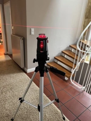 Bosch Kreuzlinienlaser Linienlaser PLL360 Telesskopstange TP320gebraucht wie neu - Bild 1 von 4