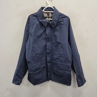 Barbour Sello Waterproof Breathable Lightweight Hooded Navy Rain Jacket Large - Image 1 of 4