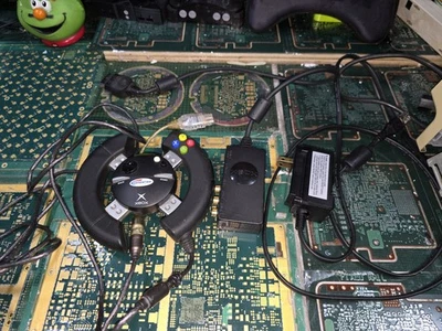 Xbox 01-05 Original Advanced AV Pack X08-25261 & X800563-100 Adapter/Controller - Image 1 of 4