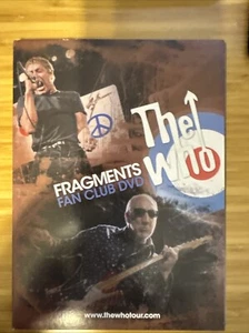 THE WHO : FRAGMENTS (2007, dir. Justin Kreutzmann) Fan Club DVD 2006 TOUR - Picture 1 of 2