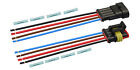 Amp Superseal Set Steckverbinder 4 Polig 2502 Stecker Kabel Elektrik Kfz Lkw