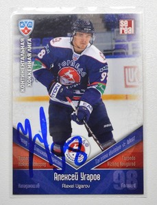 2011-12 KHL Torpedo Nizhny Novgorod #TOR024 Alexei Ugarov Autograph (ver.2)