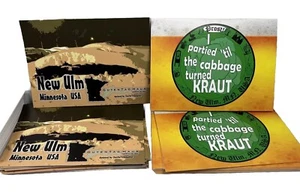 50 Bulk Sovenier Note Cards and Envelopes New Ulm Mn Minnesota Car Snow Kraut - Picture 1 of 4