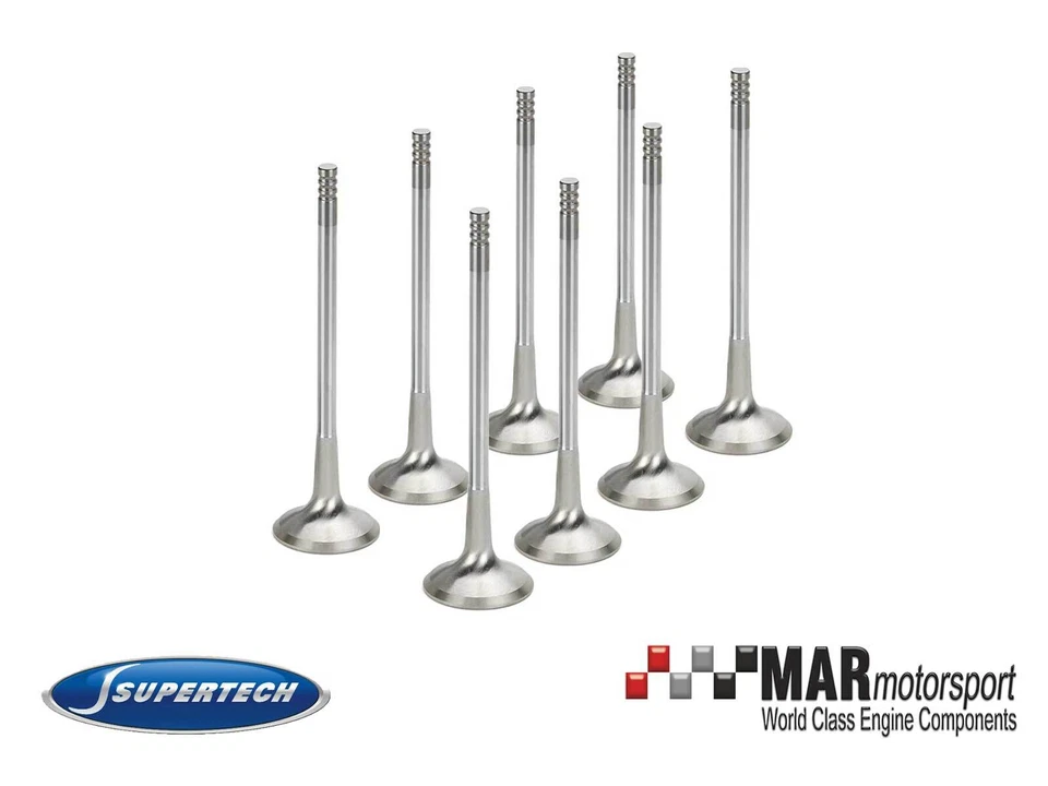 VW  | SUPERTECH 8x STD Inconel Exhaust Valves Triple Groove - Image 1 of 1