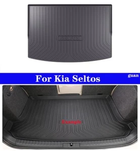Alfombrilla goma alfombrilla cuero maletero coche para Kia Seltos 2020-2024 - Imagen 1 de 8