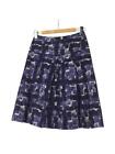 BURBERRY LONDON SKIRT 38 COTTON PUP TOTAL FXD68-577-28